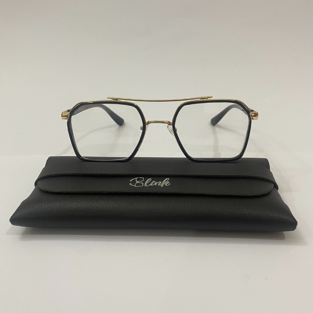 Blue Light Blocking Screen Glasses  - Metallic Frame T001