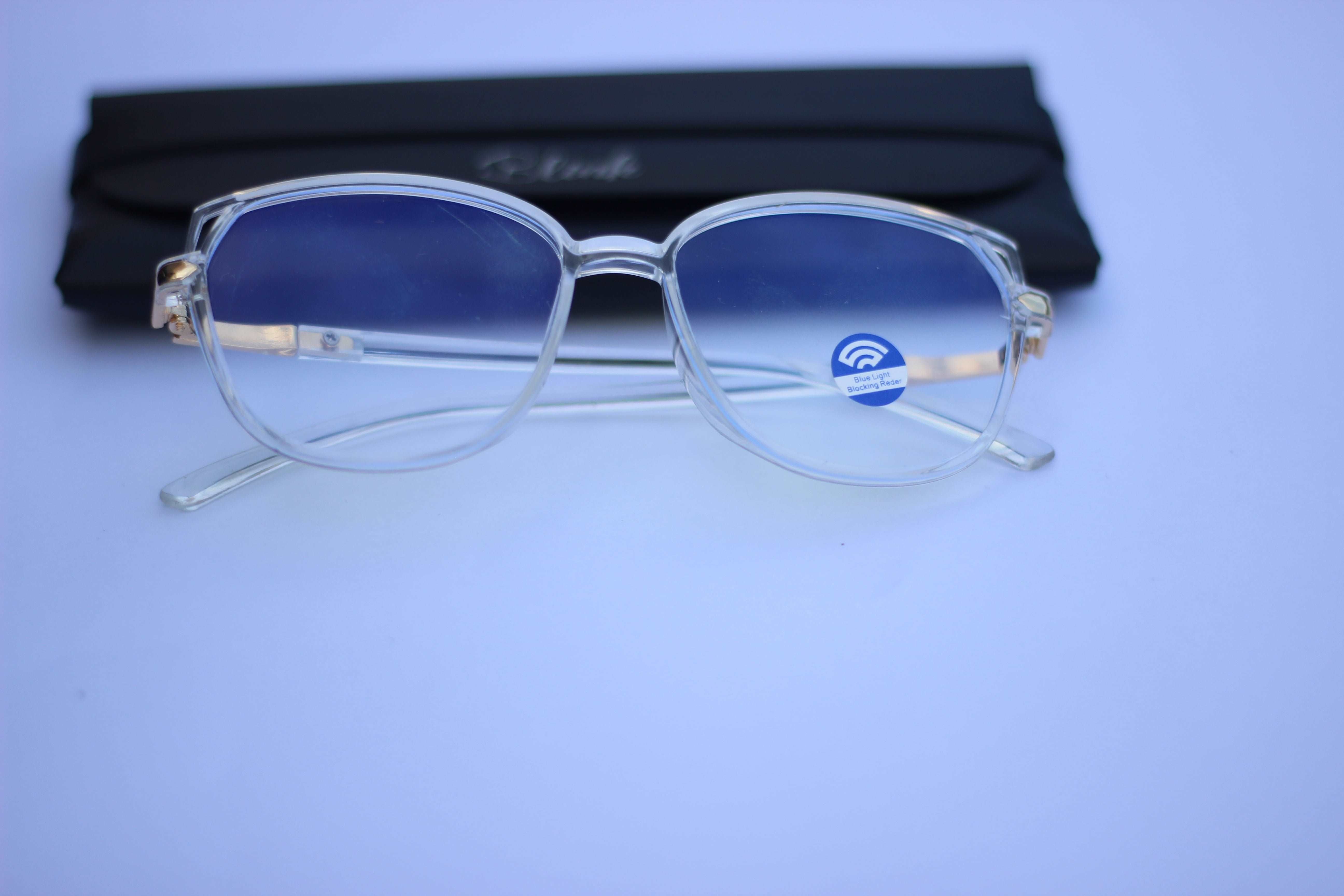 Code 135 Blue Light Blocking Screen Glasses with Classic Frame Design