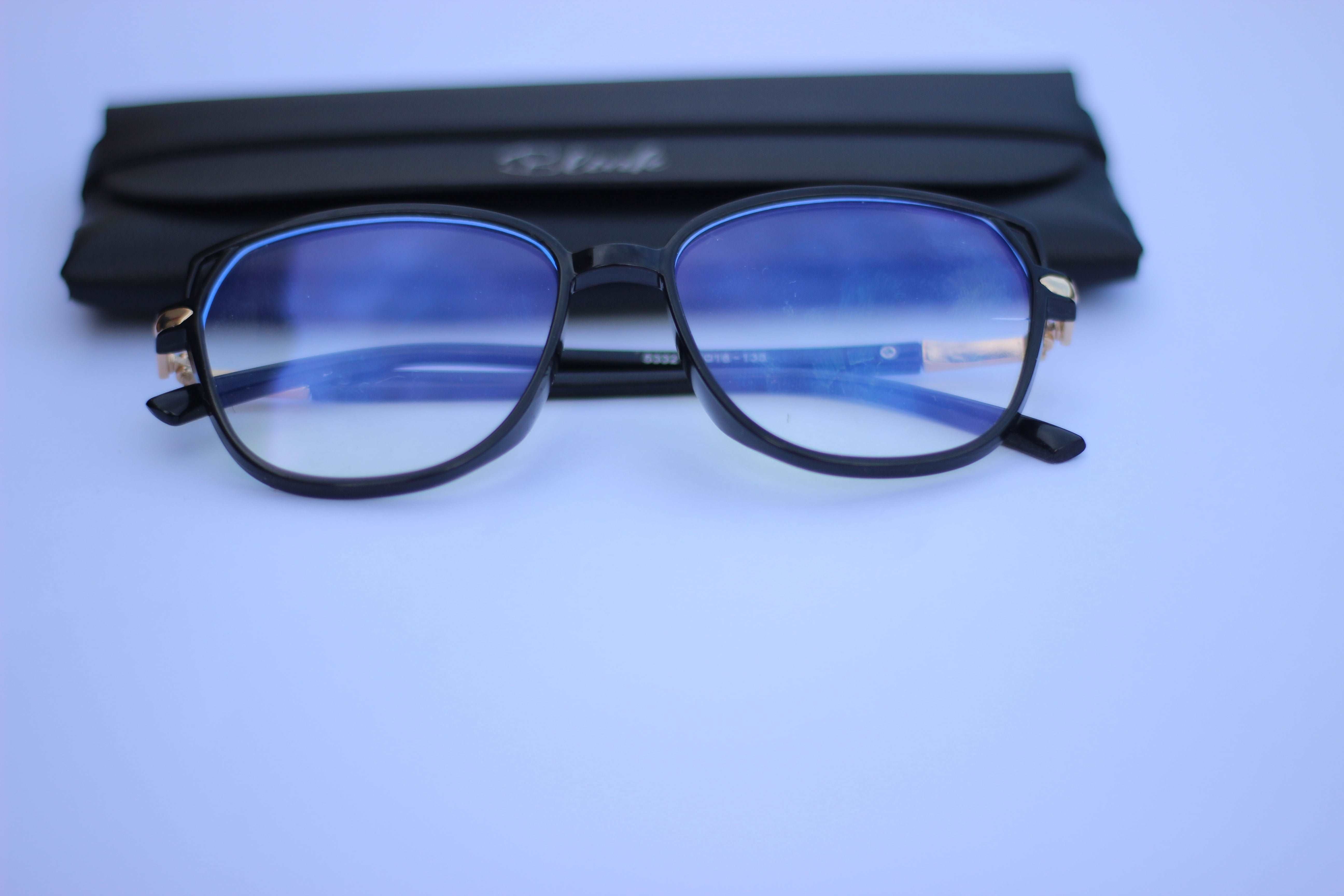 Code 135 Blue Light Blocking Screen Glasses with Classic Frame Design